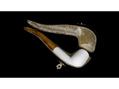  Handmade Block  Meerschaum Rustic Pipe