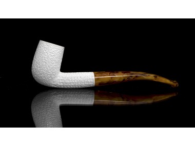  Handmade Block  Meerschaum Rustic Pipe