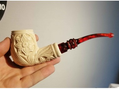 Hard Details Block Meerschaum Pipe Hard Details Block Meerschaum Pipe
