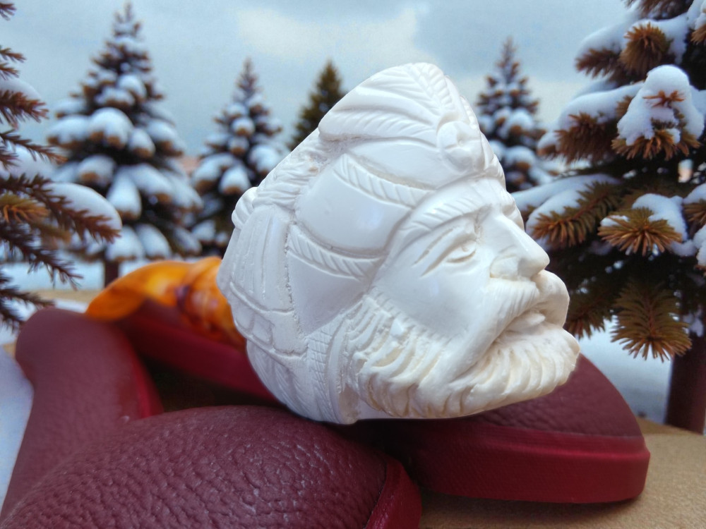 Block Meerschaum Wise Chief Pipe