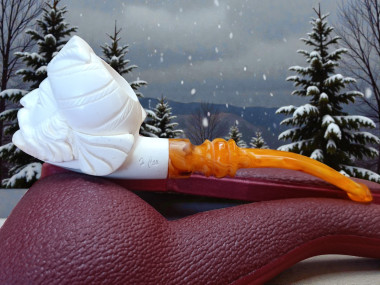 Block Meerschaum Wise Chief Pipe