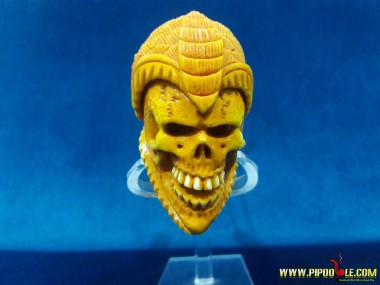 Meerschaum Warior Skull Pipe