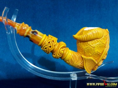 Meerschaum Viking Skull Pipe