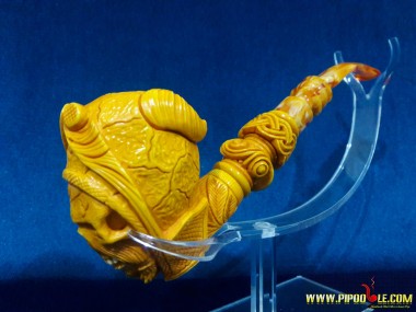 Meerschaum Viking Skull Pipe