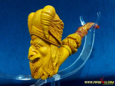 Meerschaum Calcined Viking Pipe