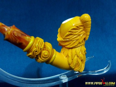 Meerschaum Calcined Viking Pipe