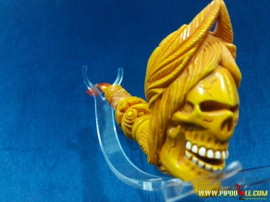 Meerschaum Caesar Skull Pipe