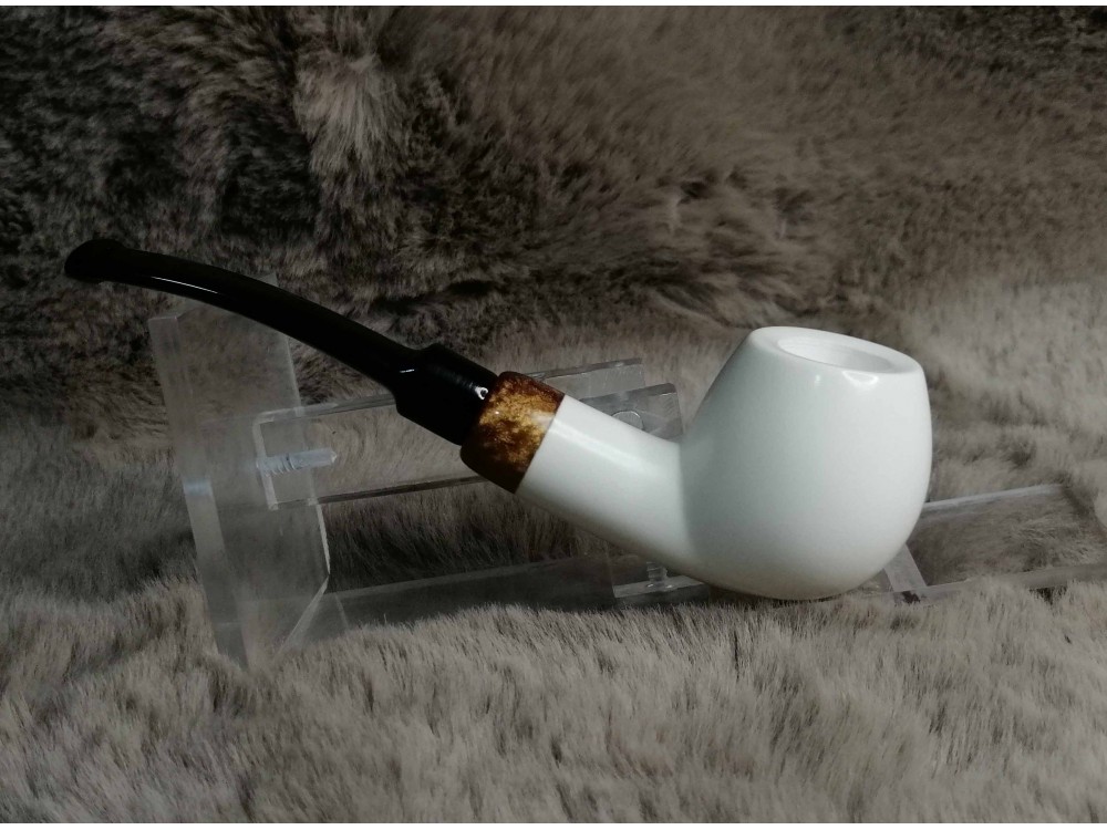 Epoxy with Block Meerschaum Pipe  