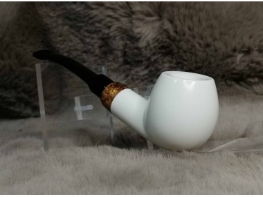 Epoxy with Block Meerschaum Pipe  