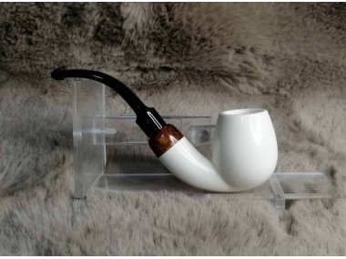 Epoxy with Block Meerschaum Pipe  