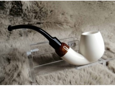 Epoxy with Block Meerschaum Pipe  