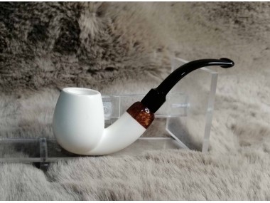 Epoxy with Block Meerschaum Pipe  