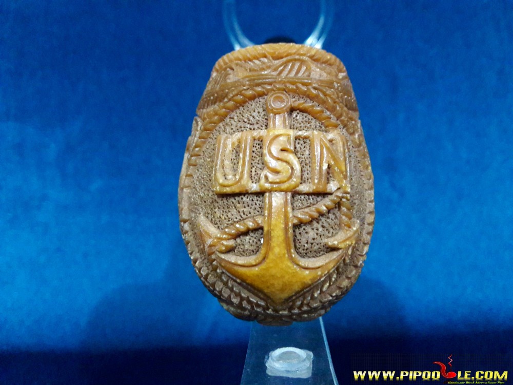 USN US Navy Emblem Pipe USN US Navy Emblem Pipe