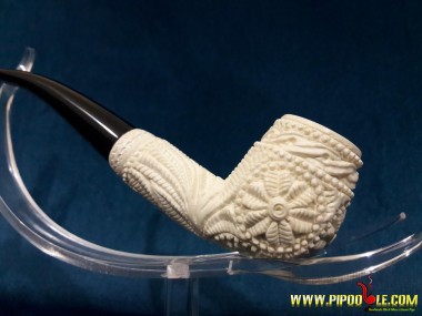 Figural Block Meerschaum Pipe