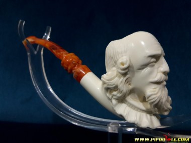 Block William Shakespeare Portre Pipe
