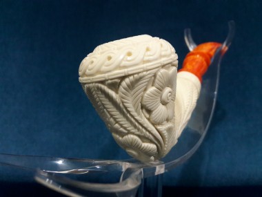 Meerschaum Figural Flower Pipe