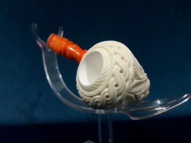 Meerschaum Figural Flower Pipe