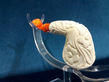 Meerschaum Figural Flower Pipe