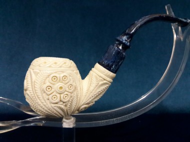 Figural Block Meerschaum Pipe