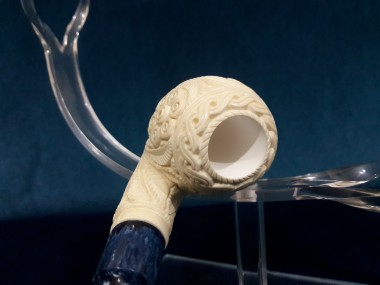 Figural Block Meerschaum Pipe