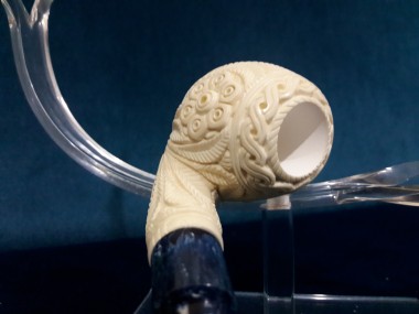 Figural Block Meerschaum Pipe