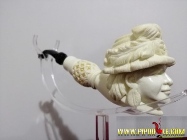 Block Meerschaum Lady Pipe