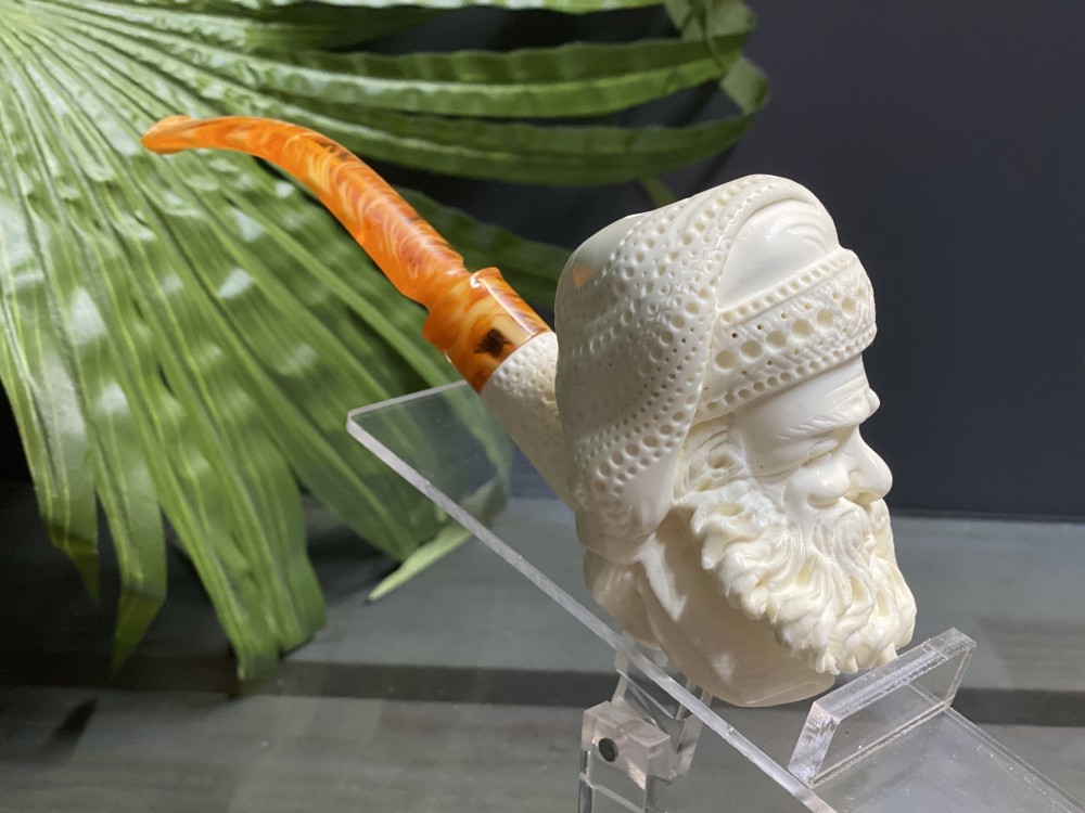 Block Meerschaum Santa Claus Pipe