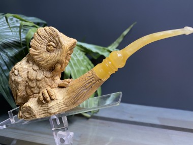 Block Meerschaum OwL Pipe