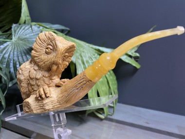 Block Meerschaum OwL Pipe