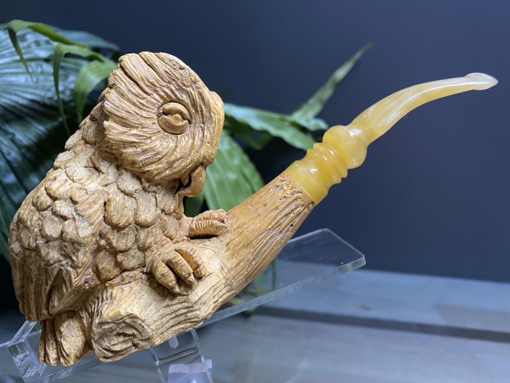 Block Meerschaum OwL Pipe