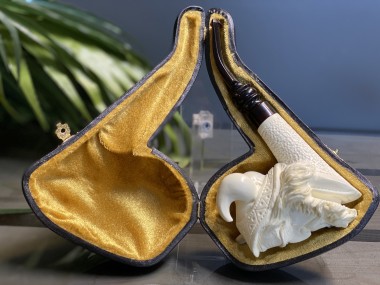 Block Meerschaum Viking Pipe