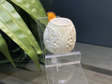 Handcarved Block Meerschaum Pipe