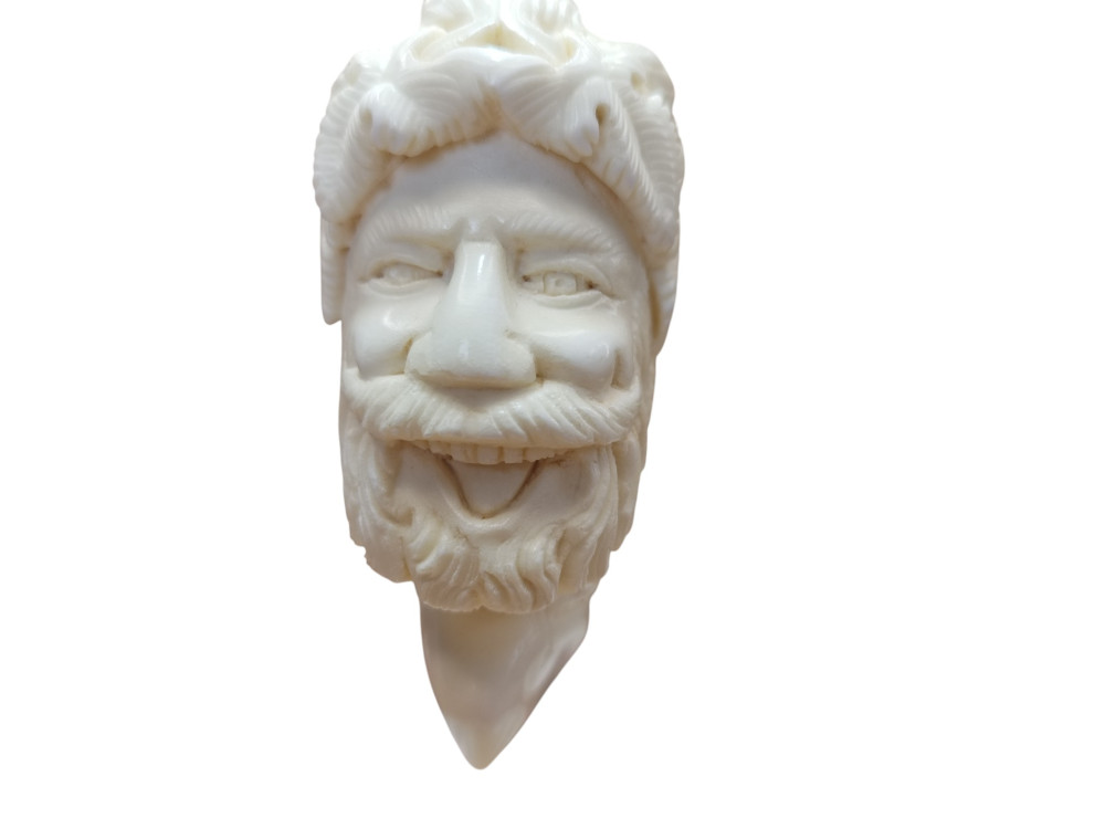 Bacus And Eagle Hand Carved Meerschaum Pipe