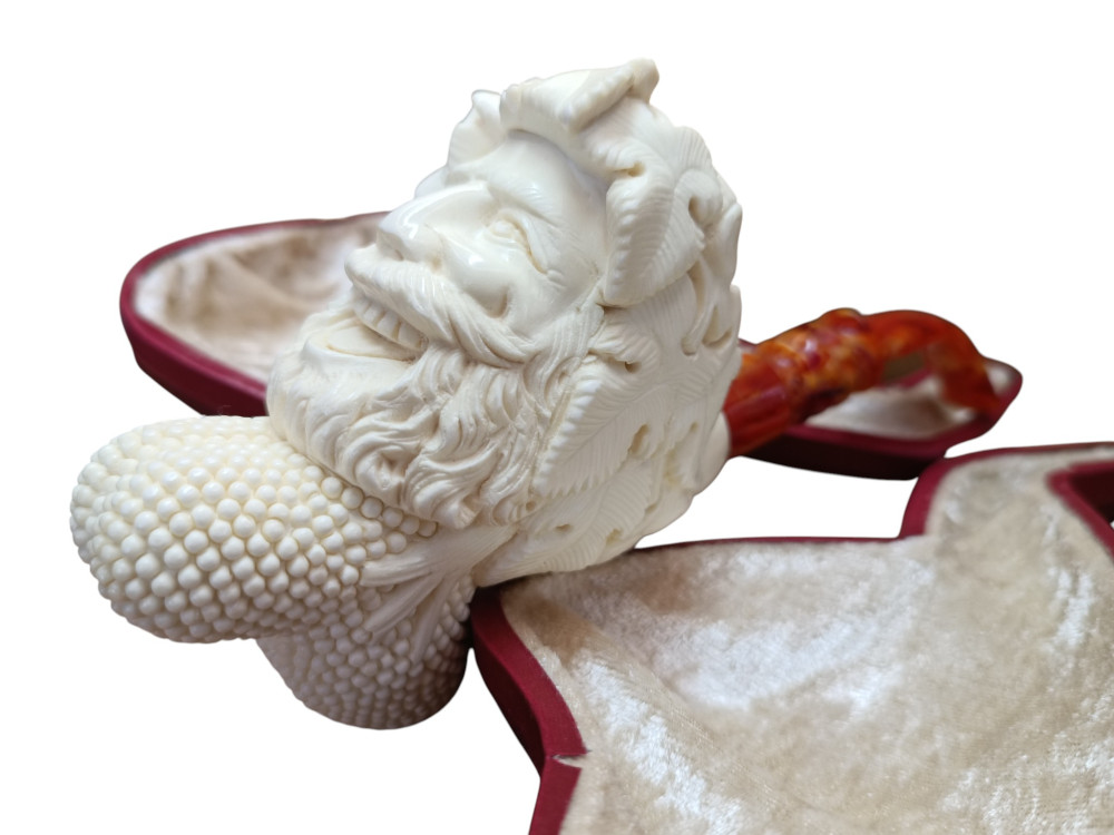 Block Meerschaum Bacchus pipe