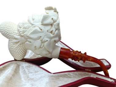 Block Meerschaum Bacchus pipe