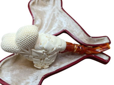 Block Meerschaum Bacchus pipe
