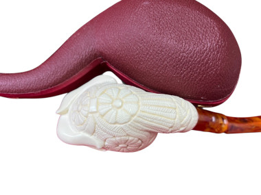 Block Meerschaum dolphin pipe