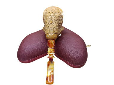 Block Meerschaum miner pipe