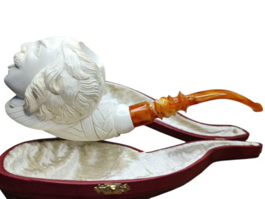 Block Meerschaum albert einstein pipe
