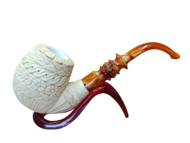Block Meerschaum Forest Crown Pipe