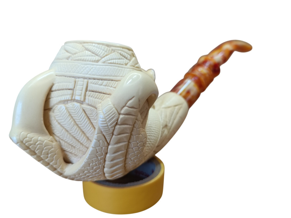 Block Meerschaum Wings of the Old Kingdom Pipe