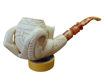 Block Meerschaum Wings of the Old Kingdom Pipe