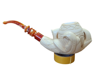 Block Meerschaum Wings of the Old Kingdom Pipe