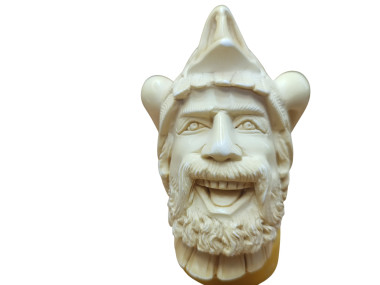 Block Meerschaum Laughing Warrior Pipe