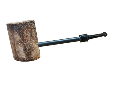 Handmade Block Meerschaum Pipe Natural Rustic Finish