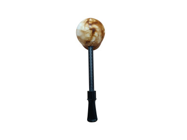 Earth Vein Naturally Patinated carbon fiber stam Handmade Block Meerschaum Pipe
