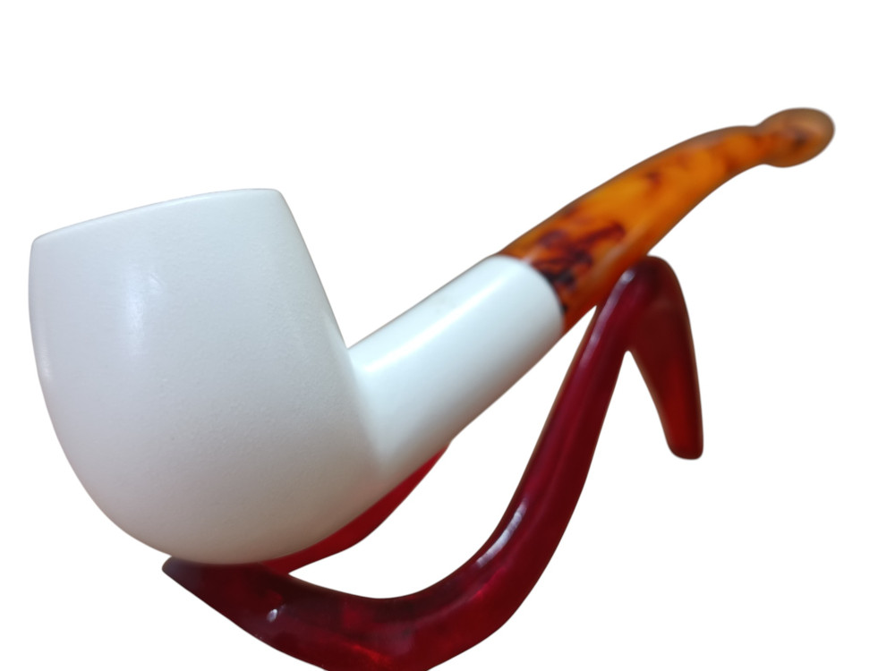 Classic Ivory Balance Handmade Block Meerschaum Pipe