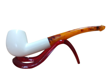 Classic Ivory Balance Handmade Block Meerschaum Pipe