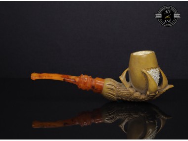 Block Meerschaum Eagle Claw Pipe