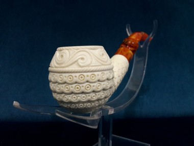 Meerschaum Figural Bulldog Pipe